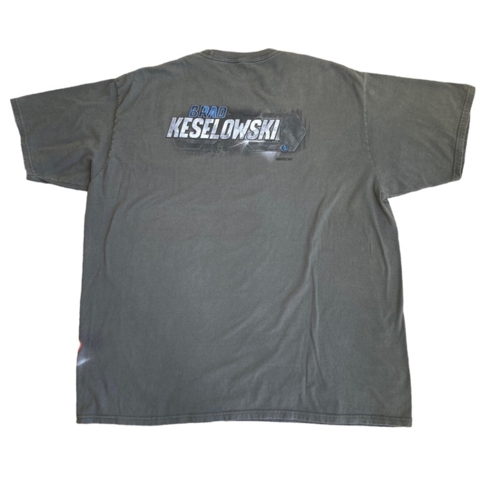 NASCAR Racing T-shirts Lot of 2 - Navy Jimmie Johnson / Grey Brad Keselowski XXL - Picture 6 of 12
